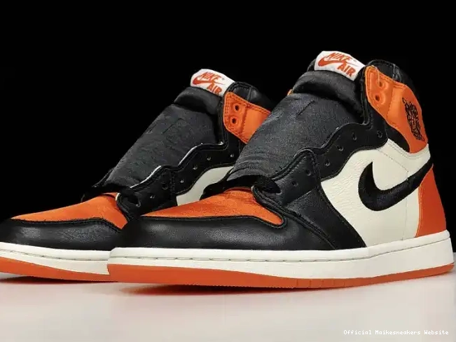 Official Maikesneakers Jordan 1 Satin Retro Air Shattered Womens AV3725-010 Backboard 0414